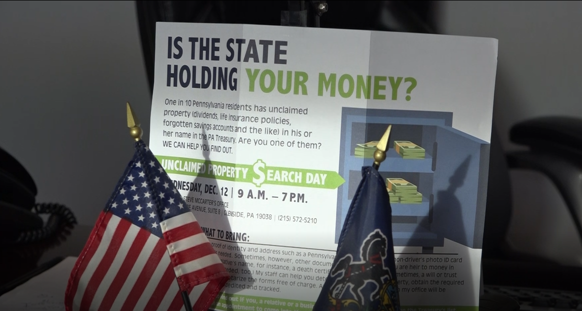 State Rep. McCarter's office holds unclaimed property